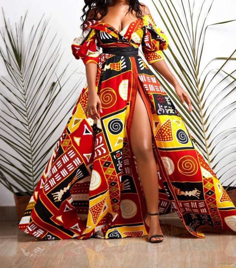 Robe Bustier Pagne Africain Mode Africaine