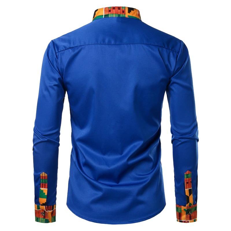 Chemise Homme en Pagne Wax Africain