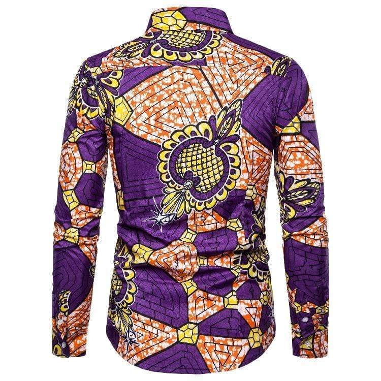 Chemise Homme Tissu Pagne Africain