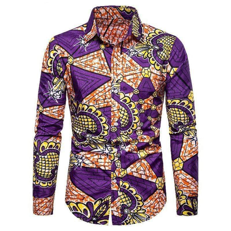 Chemise Homme Tissu Pagne Africain