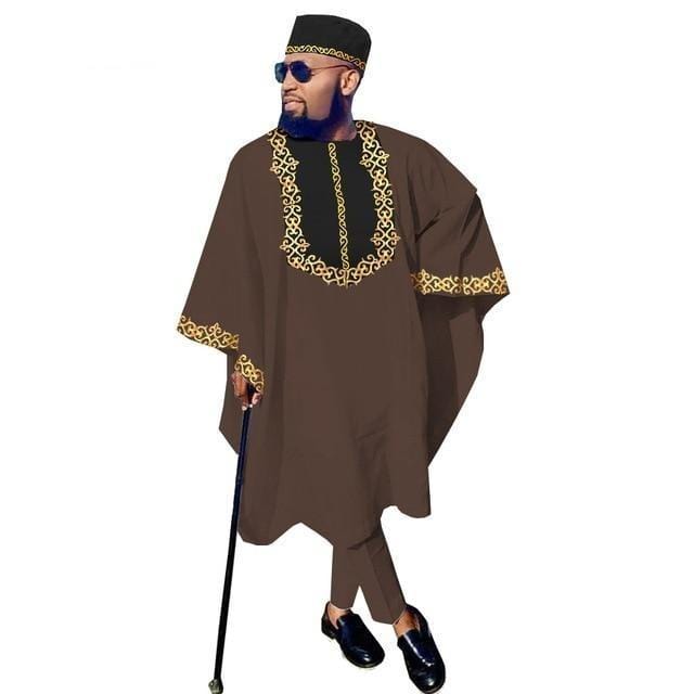 Grand Boubou Africain Homme - Royaume d'Afrique