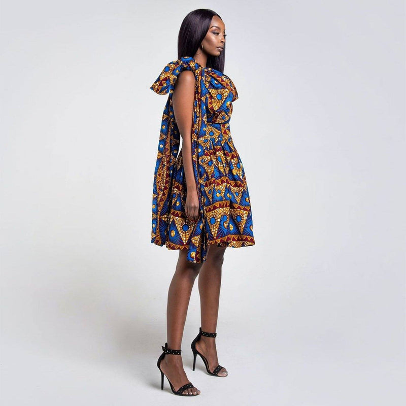 Robe Pagne Africaine Courte